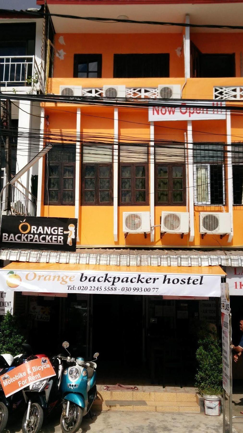 Orange Backpacker Hostel فيينتيان المظهر الخارجي الصورة